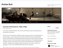 Tablet Screenshot of korhanerel.com